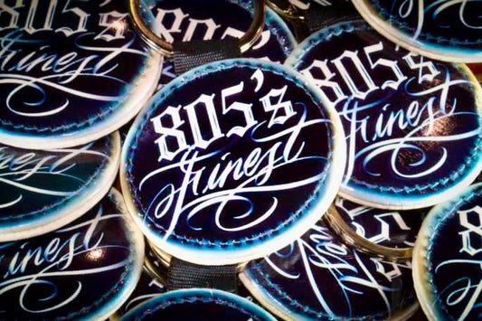 805’s Finest key chains