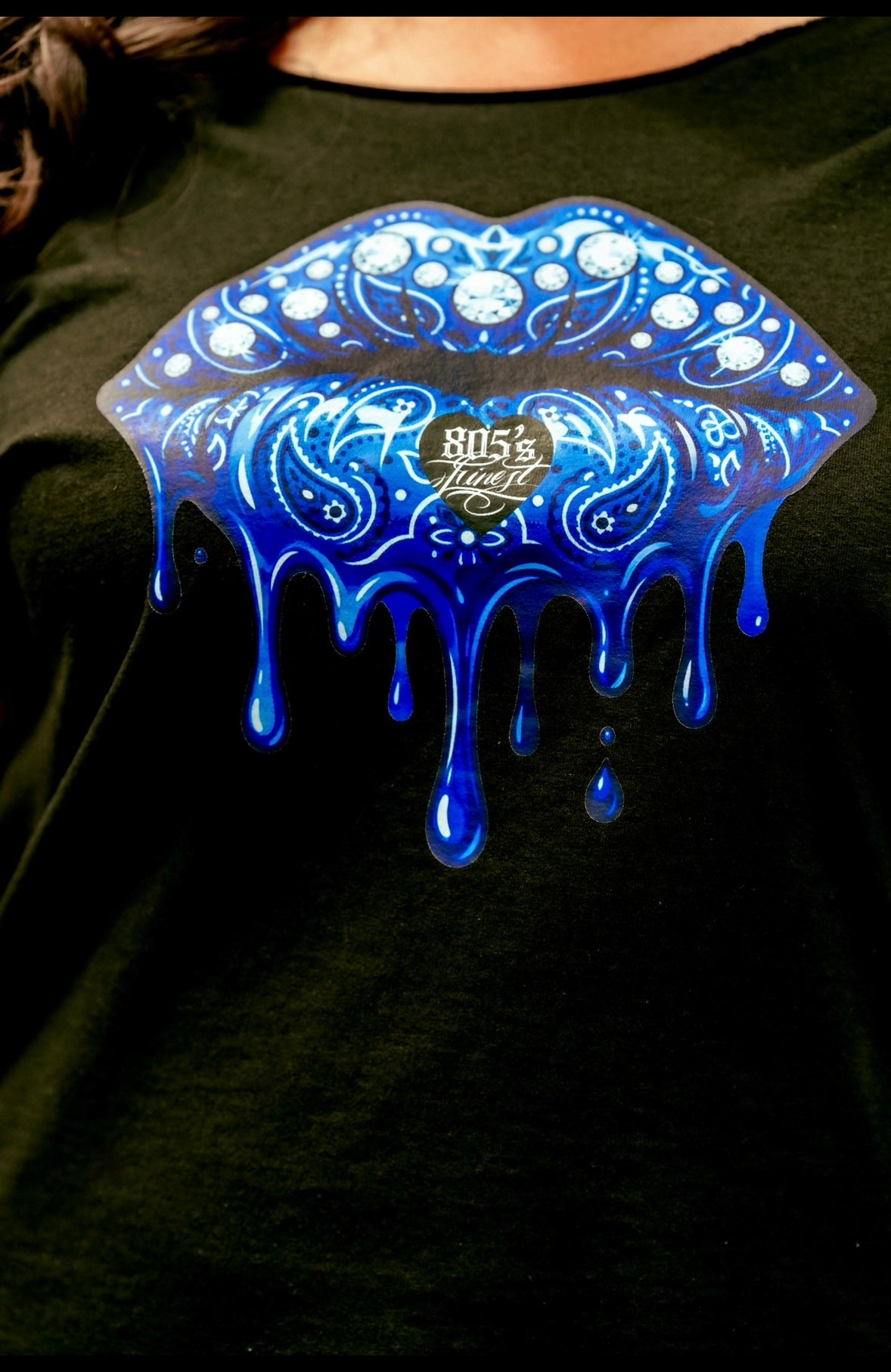 805’s Finest Royal drip shirt