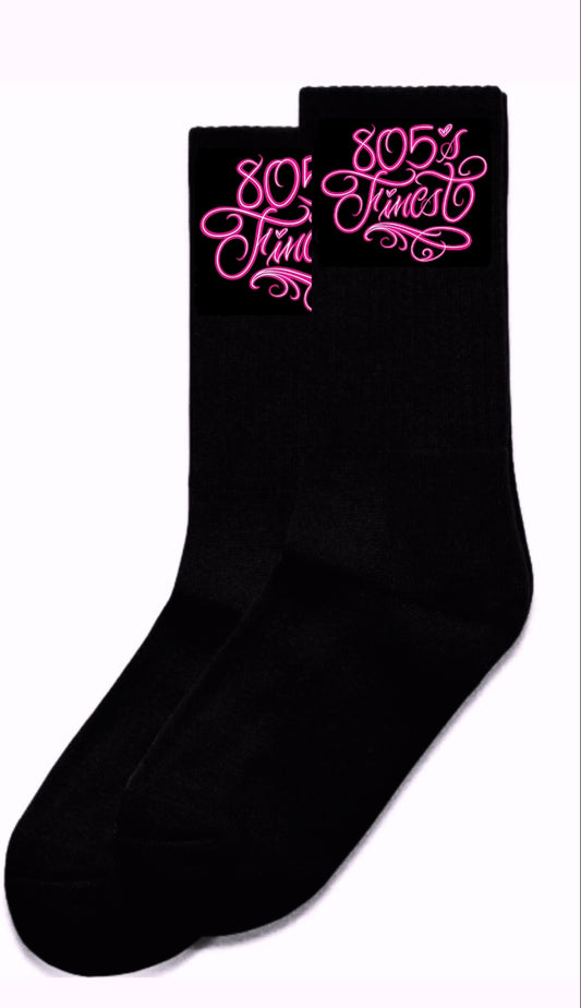 Pink 805’s Finest socks